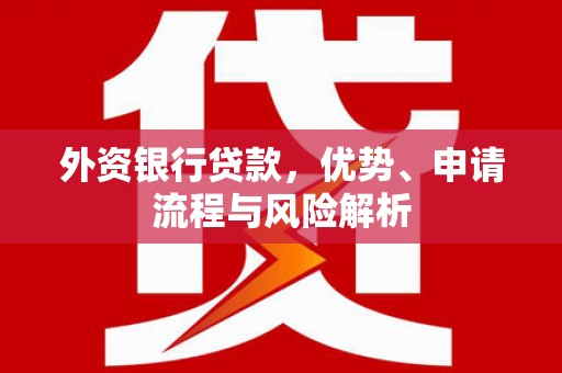 田寮外资银行贷款，优势、申请流程与风险解析