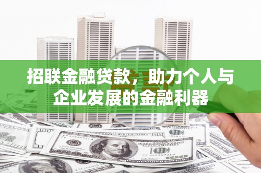 嵊泗招联金融贷款，助力个人与企业发展的金融利器