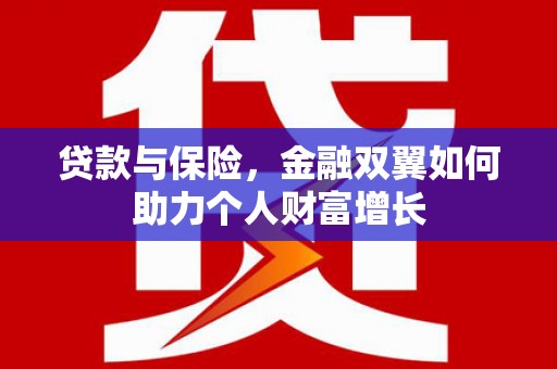 山海关贷款与保险，金融双翼如何助力个人财富增长