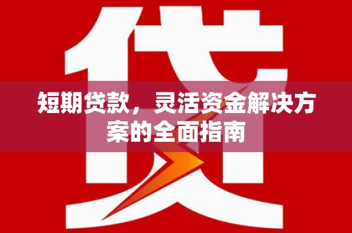 德清短期贷款，灵活资金解决方案的全面指南