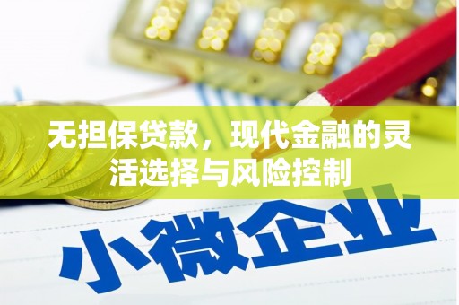 宁晋无担保贷款，现代金融的灵活选择与风险控制