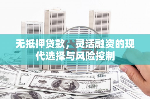 萨嘎无抵押贷款，灵活融资的现代选择与风险控制