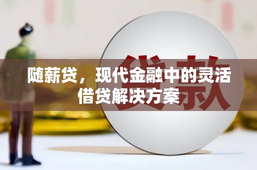 龙游随薪贷，现代金融中的灵活借贷解决方案