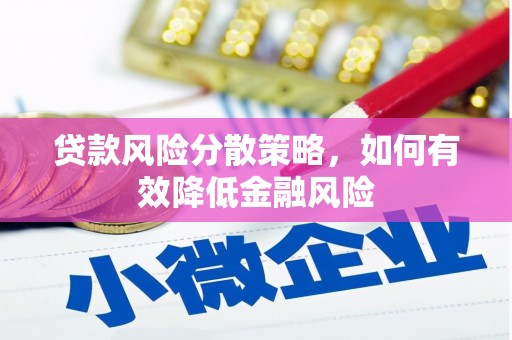 山海关贷款风险分散策略，如何有效降低金融风险