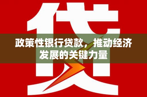 固阳政策性银行贷款，推动经济发展的关键力量