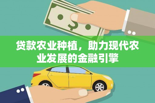 云岩贷款农业种植，助力现代农业发展的金融引擎
