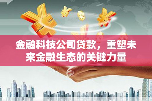 全椒金融科技公司贷款，重塑未来金融生态的关键力量