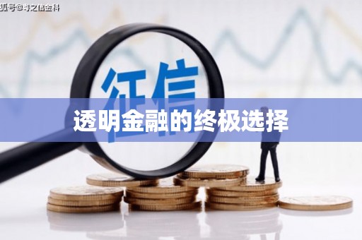 二水透明金融的终极选择