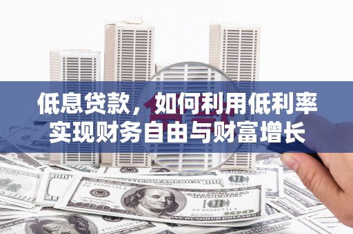 碌曲低息贷款，如何利用低利率实现财务自由与财富增长